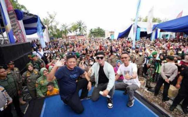 Pecah, Artis Ibukota Hipnotis Ribuan Masyarakat OKU Timur
