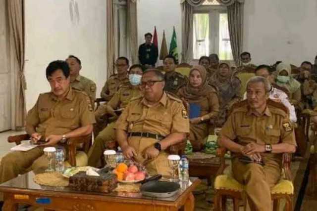 RAKOR pengendalian Inflasi 2023, Bupati Marwan "Sembako Di Sukabumi Masih Aman"