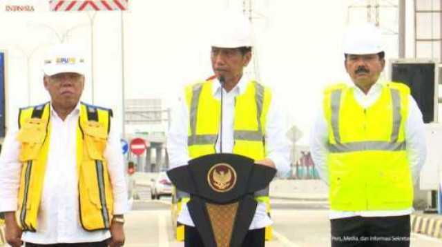 Diresmikan, Presiden: Tol Semarang-Demak Juga Berfungsi Sebagai Tanggul Laut