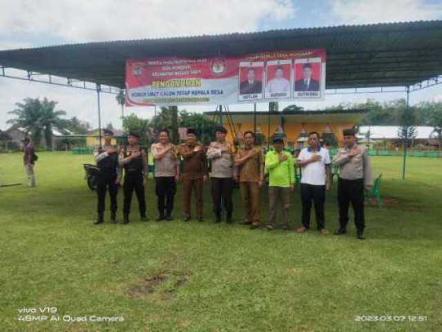 TIM Kecamatan Megang Sakti Tinjau Pilkades Desa Wonosari dan Marga Puspita 