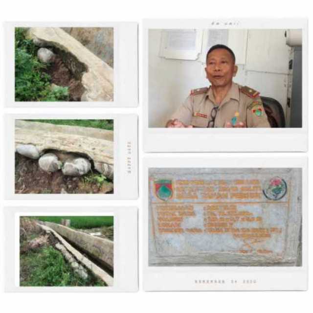 Bangunan Drainase Desa Tana Periuk Rusak ,Pj Kades Banyak Jabatan.