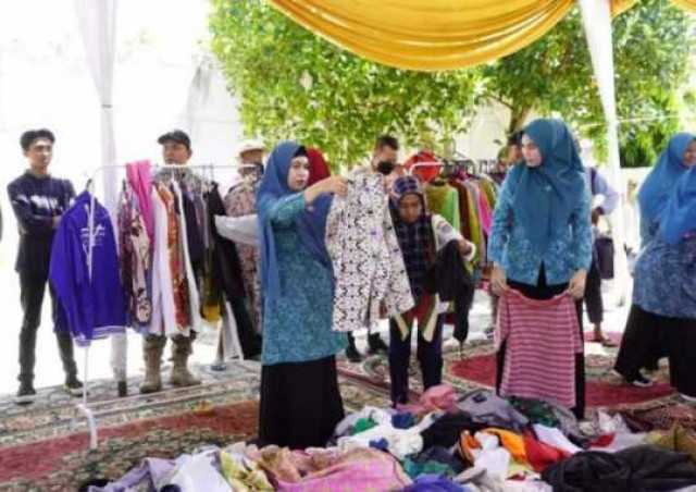 TP. PKK Kembali Gelar Bazar Barang Layak Pakai Gratis