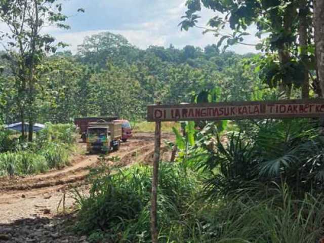 Diduga Galian C Ilegal, Didesa Gunung Kembang Lama Meresahkan. 