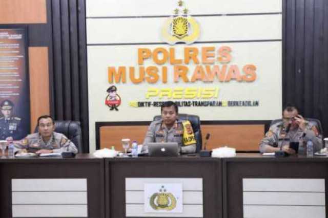 Rapat persiapan May Day 2023 polres musi rawas polda sumsel.
