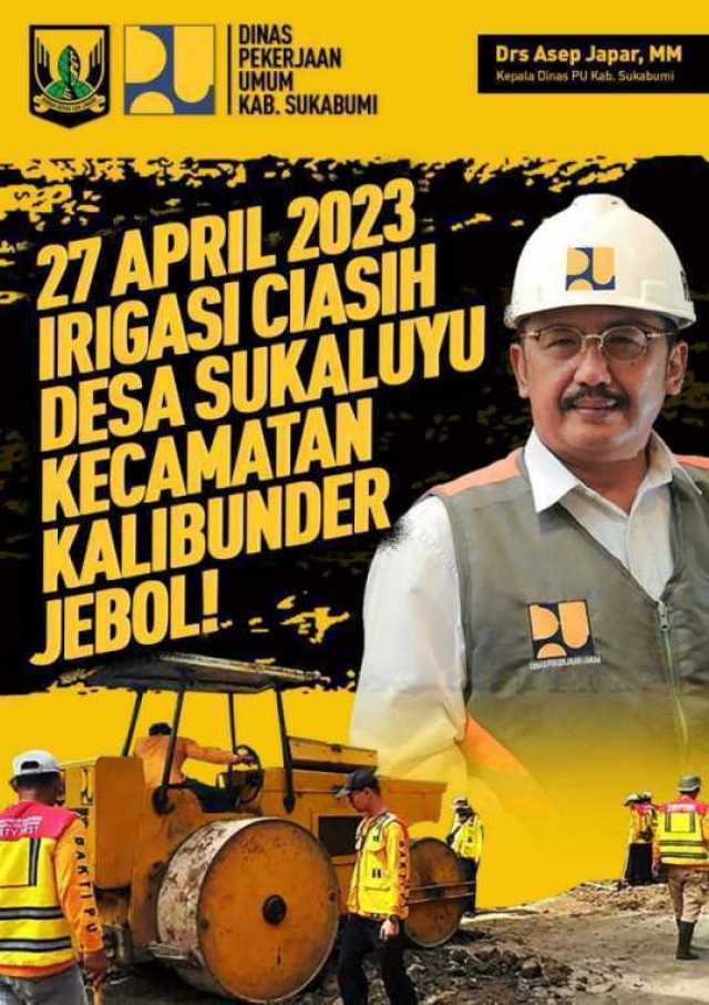 UPTD PU Jampangkulon Mendistribusikan 250 Karung dan Pipa Untuk Penanganan Darurat Irigasi Ciasih Yang Jebol