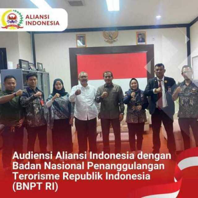 Audiensi DPP Aliansi Indonesia Dengan Direktur Deradikalisasi BNPT RI Brigjen Pol R. Achmad Nurwakhid, SE, MM