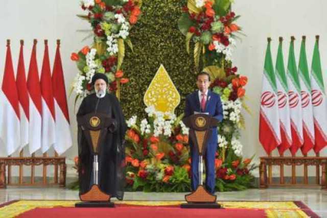Presiden Jokowi Bahas Situasi Geopolitik Global dan Peningkatan Kerja Sama dengan Presiden Iran 