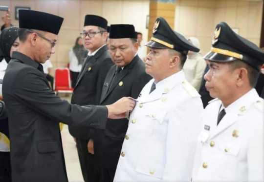 Wabup Yudha Lantik 29 Pejabat Eselon, Ya'kub Jabat Kadinkes
