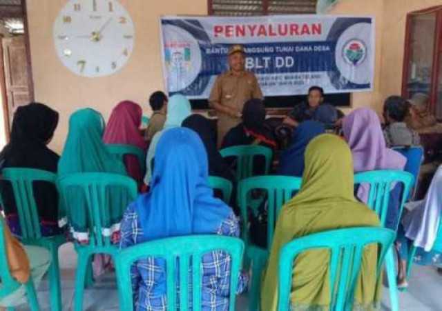 Pemerintah Desa Marga Rahayu Kec Muara Telang Kab Banyuasin Salurkan  BLT DD Tahap 1 TA 2023 Kepada 30 Keluarga Penerima Manfaat (KPM)