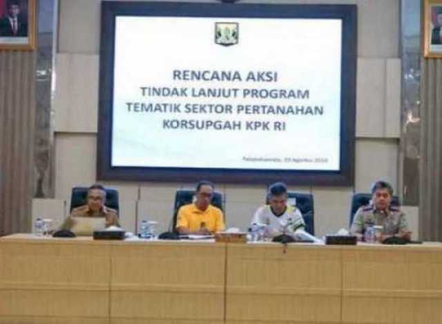 Sekda Kab. Sukabumi Buka Rakor Pengumpulan Dokumen Sertifikasi Tanah Pemerintah Daerah