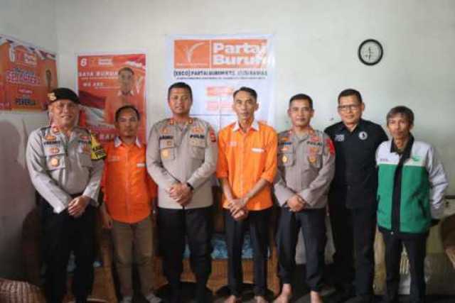 Silaturahmi dan kunjungan kerja Kapolres Mura ke Partai Politik Musi Rawas Sumsel.