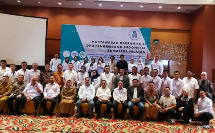 Musda ke-2 DPD Pengembang Indonesia Sumatera Selatan Untuk Mewujudkan Program 1 Juta Rumah di Hotel Aryaduta Palembang.