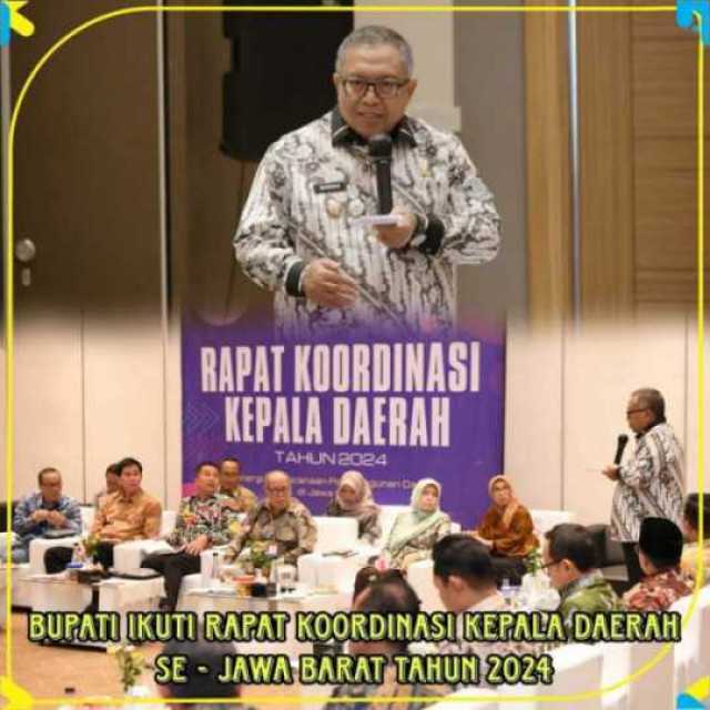 Bupati Sukabumi, H.Marwan Hamami Sampaikan Rencana Pembangunan Strategis Di Rakor Kepala Daerah Se-Jawabarat