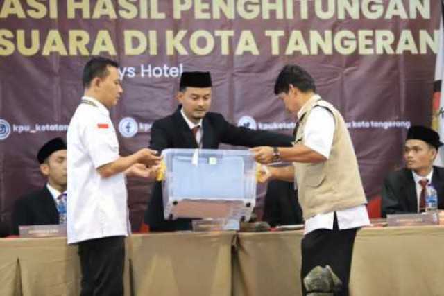Rapat Pleno Rekapitulasi Tingkat Kota Tangerang resmi dibuka