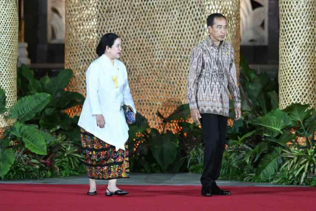 Kesan harmonis di tengah dinamika politik dari pertemuan Jokowi dan Puan