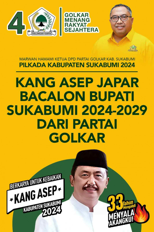 Golkar menang!, Asep Japar Bupati 2024-2029. Relawan Kang Asep Japar Semangat Jemput Kemenangan