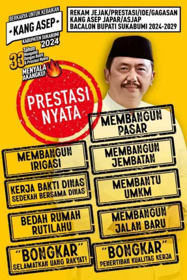 Asep Japar: Pengalaman Memimpin Menuju Sukabumi Sejahtera