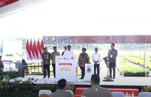 Penghijauan IKN, Jokowi resmikan persemaian Mentawir
