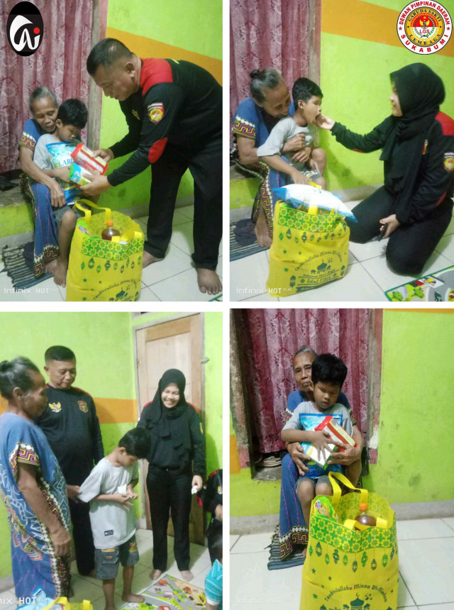 Ketua LGS DPD Sukabumi Pupung Puryanto Mengunjungi Anak Yatim dan Tuna Netra Yang Tidak Mendapatkan Perhatian Dari Pemerintah