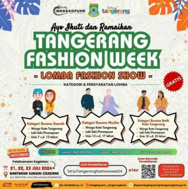 Tangerang Fashion Week 2024 Segera dimulai