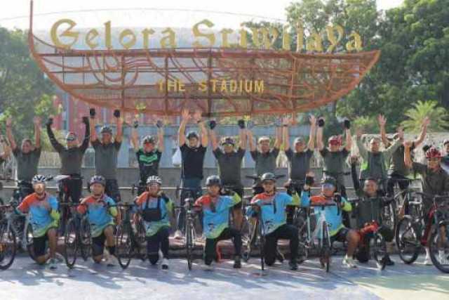 Bangun Soliditas Prajurit Dandim Palembang Mengikuti Kegiatan Olahraga Bersama Pangdam 