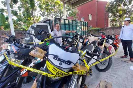 Wow! Belasan motor bodong siap kirim ke Luar Jawa digagalkan Polresta Pati