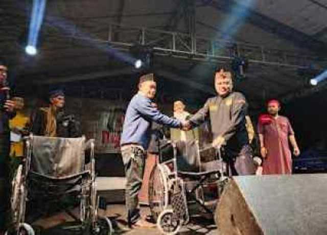 BAZNAS Kab. Sukabumi Menyalurkan Bantuan Kursi Roda Untuk Warga Wilayah Jampang