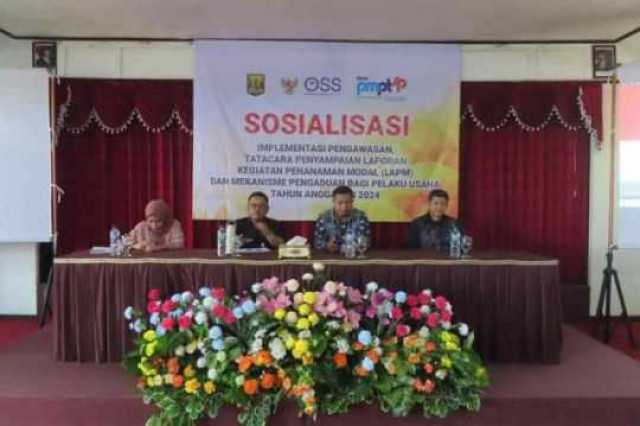 Dorong Investasi dan Pertumbuhan Ekonomi, DPMPTSP Kabupaten Sukabumi Gelar Sosialisasi
