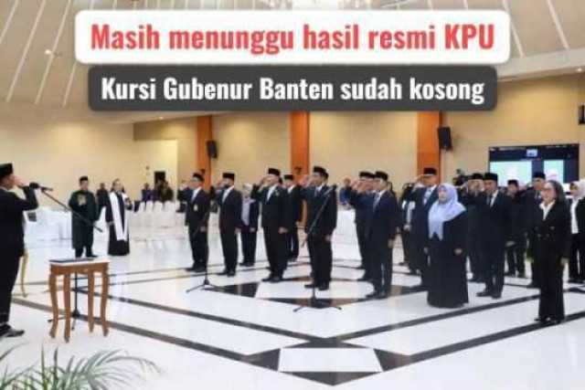 Dua hari usai Pilkada, Pj.Gubenur Banten Al Muktabar dilantik Jadi Deputi Setneg