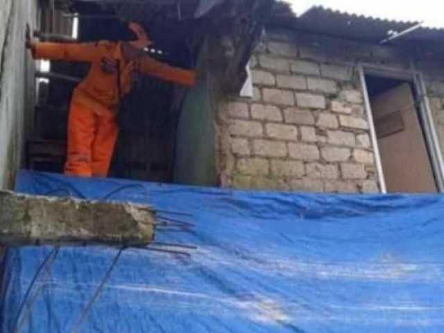 Kecamatan Pamijahan Bogor, 2 Rumah Rusak Diterjang Angin Kencang dan Longsor.