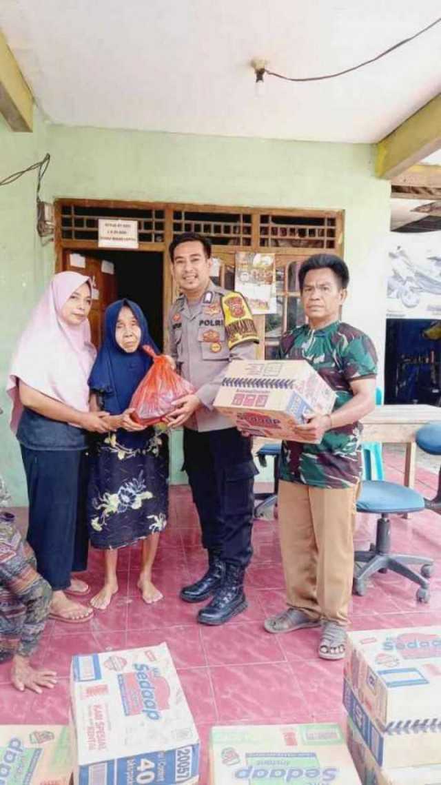 Bhabinkamtibmas Wilayah Hukum Polsek Jonggol Guat Bhakti Sosial Peduli Warga Binaan, Lansia, Duafa &Disabilitas.