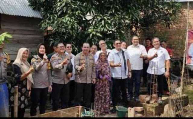 REI Sumsel dan Polrestabes Palembang Gelar Peletakan Batu Pertama Bedah Rumah di 8 Ulu