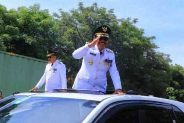 Antusiasme Warga Iringi Kedatangan Sachrudin-Maryono di Kota Tangerang 