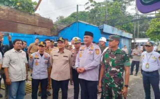 Sat Lantas Polres Bogor Bersama Forkompinda Lakukan Pengecekan Kelayakan Kendaraan Angkutan Umum Mudik Lebaran Idul Fitri 1446 H.