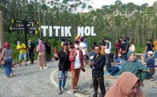 Kunjungan ke IKN Tembus 12.950 Wisatawan dalam Sehari