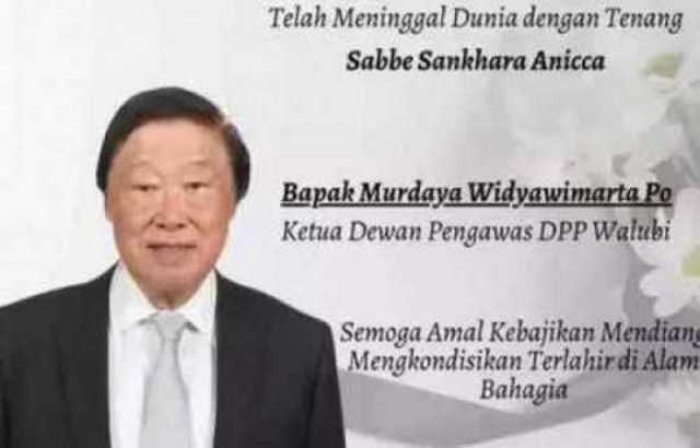 Murdaya Poo, Pemilik Pondok Indah Mall, Meninggal karena Kanker