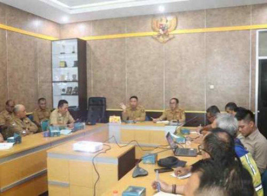 Camat Palabuhanratu Deni Yoedono Hadiri Rakor Normalisasi Sungai, Wabup: "Kerja Sama Lintas Sektor Kunci Antisipasi Banjir"