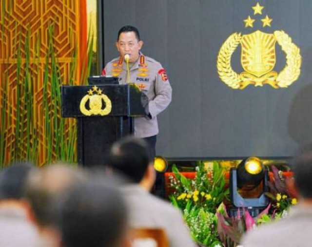 Kapolri Hadiri Pembukaan Rapat Kerja Teknis Gabungan Seluruh Divisi.