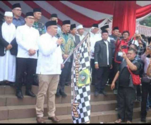Kabupaten Bogor Sekitar 435 Jamaah Haji Yang Berangkat ke Tanah Suci Mekah, Ini Pesan Wabup Bogor Jaro Ade.