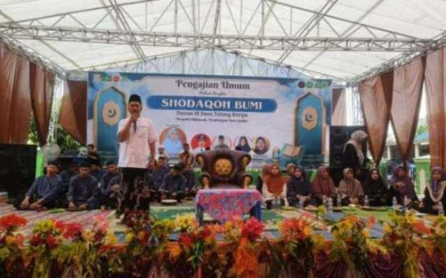 Dalam Rangka Sedekah Bumi, Pemdes Telang Karya Gelar Tabligh Akbar, Hadirkan Ustadzah Hj. Kharisma Yogi Noviana