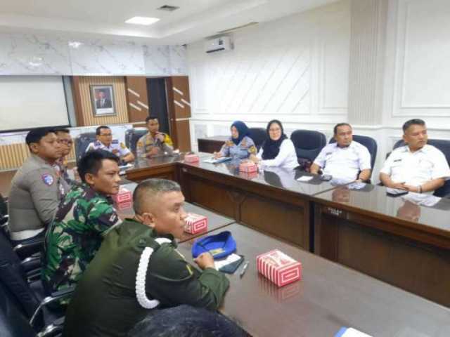 Kapolsek mengikuti kegiatan Rakor Optimalisasi fungsi Lalu Lintas.