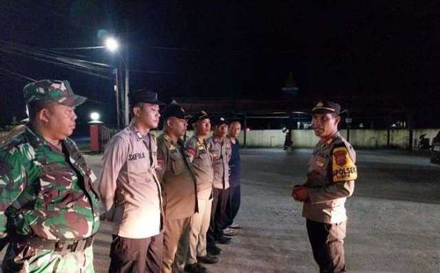 Kapolsek Rumpin Pimpin Patroli Gabungan KRYD, Antisipasi Gangguan Kamtibmas di Titik Rawan.