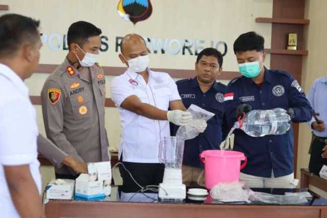 Berantas Peredaran Gelap Narkoba, Polres Purworejo musnahkan BB Jenis Sabu Seberat 841,47035 Gram
