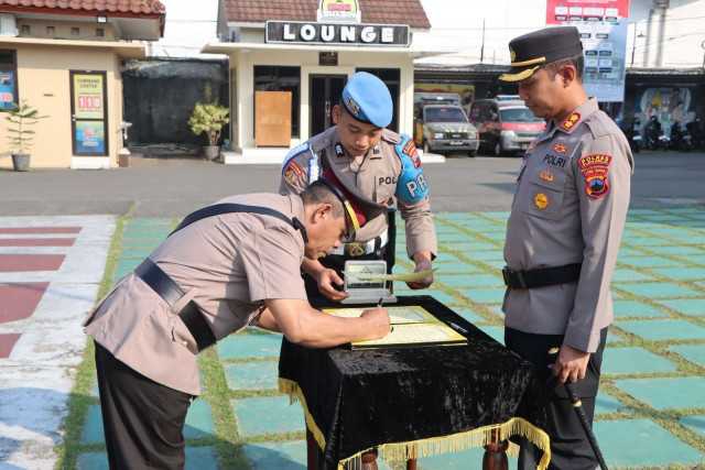 Kapolres Purworejo Lantik Tiga Pejabat Baru