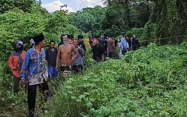 Gegerkan Warga Muara Baru OKI Penemuan Mayat Dalam Karung Oleh Masyarakat.