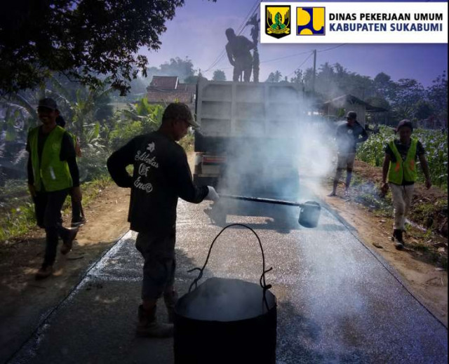 Rekonstruksi Jalan di Wilayah Ciemas Dikebut, Dinas PU Pastikan Akses Antardesa Kembali Lancar