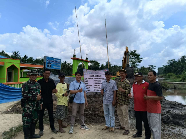 Berdayakan Dana Desa, Pemdes Purwosari Rehab Tanggul Penahan Banjir
