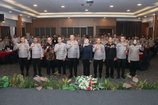 Bidang humas Polda Sumsel Gelar Rakernis Humas Polri.T.A 2025