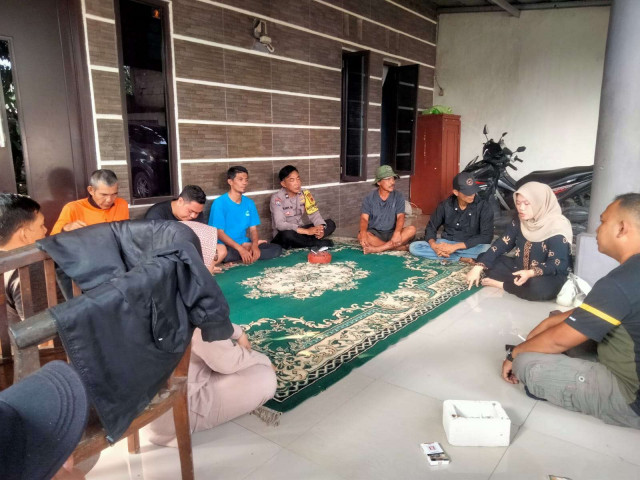 Antisipasi Tawuran dan Gangster, Bhabinkamtibmas Parung Gencarkan Penyuluhan Kamtibmas ke Warga.