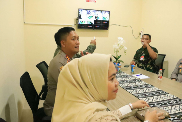 Kapolres Bogor Berkunjung Ke Badan Gizi Nasional Indonesia Dapur 1 Satuan Pelayanan Pemenuhan Gizi (SPPG) Lanud Atang Sendjaja.